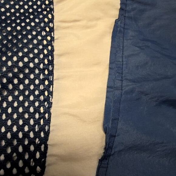 Vintage Broncos Jacket Mesh Sleeve Blue NFL Football Windbreaker Mens XL VTG 90s - Picture 8 of 16